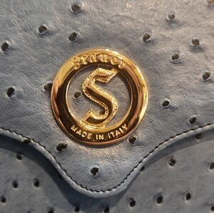 Skyner Blue Leather Bag